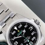 Rolex Air-King 126900 (2023) - Zwart wijzerplaat 40mm Staal (3/8)