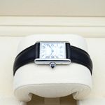 Cartier Tank WSTA0042 (2022) - White dial 30 mm Steel case (4/8)