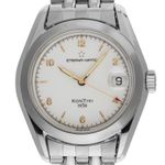 Eterna Kontiki 1571-41 (1996) - Wit wijzerplaat 37mm Staal (1/8)