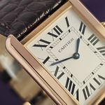 Cartier Tank Solo W5200025 (2020) - Silver dial 24 mm Rose Gold case (3/4)