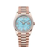 Rolex Day-Date 36 128395TBR (2025) - Blue dial 36 mm Rose Gold case (1/1)