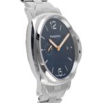 Panerai Luminor Due PAM01124 (Unknown (random serial)) - Blue dial 42 mm Steel case (7/8)