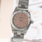 Rolex Oyster Perpetual 76030 (2001) - Pink dial 26 mm Steel case (3/8)