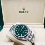 Rolex Oyster Perpetual 41 124300 (2022) - Zilver wijzerplaat 41mm Staal (2/5)