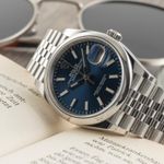 Rolex Datejust 36 126200 (Unknown (random serial)) - Blue dial 36 mm Steel case (2/8)