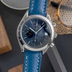 Omega Speedmaster Date 3511.80.00 (1999) - Blauw wijzerplaat 39mm Staal (3/8)