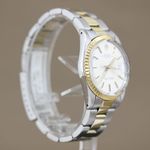 Rolex Oyster Perpetual Date 15053 (1985) - Silver dial 34 mm Gold/Steel case (4/8)