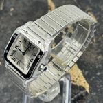 Cartier Santos WSSA0082 (2025) - Silver dial 27 mm Steel case (6/8)