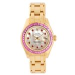 Rolex Lady-Datejust Pearlmaster 80308 (2000) - 29mm Geelgoud (1/6)