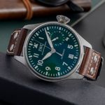IWC Big Pilot IW501015 (Unknown (random serial)) - Green dial 46 mm Steel case (2/8)