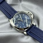 Panerai Luminor 1950 PAM01361 (2024) - Blue dial 44 mm Steel case (3/8)