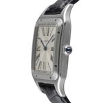 Cartier Santos Dumont WSSA0032 (Onbekend (willekeurig serienummer)) - Zilver wijzerplaat 47mm Staal (6/8)