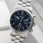 Fortis Unknown 656.10.141 (Unknown (random serial)) - Black dial 42 mm Steel case (3/8)