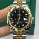 Rolex Datejust 41 126333 (Onbekend (willekeurig serienummer)) - Zwart wijzerplaat 41mm Goud/Staal (4/8)