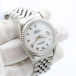 Rolex Datejust 36 16220 (Onbekend (willekeurig serienummer)) - Wit wijzerplaat 36mm Staal (2/7)