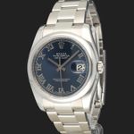 Rolex Datejust 36 116200 (2015) - Blue dial 36 mm Steel case (1/8)