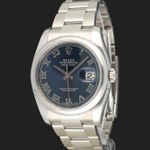 Rolex Datejust 36 116200 (2015) - Blauw wijzerplaat 36mm Staal (1/8)