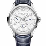 Baume & Mercier Clifton M0A10449 (2024) - White dial 43 mm Steel case (2/3)