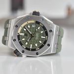 Audemars Piguet Royal Oak Offshore Diver 15720ST.OO.A052CA.01 (2023) - Green dial 42 mm Steel case (2/6)