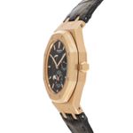 Audemars Piguet Royal Oak Dual Time 26120OR.OO.D002CR.01 (2006) - Zwart wijzerplaat 39mm Roségoud (4/8)