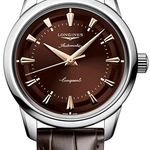 Longines Conquest Heritage L1.650.4.62.2 (2026) - Bruin wijzerplaat 40mm Staal (1/1)