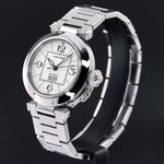 Cartier Pasha C W31055M7 (Onbekend (willekeurig serienummer)) - Wit wijzerplaat 35mm Staal (4/7)