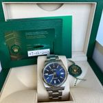 Rolex Oyster Perpetual 41 124300 (2025) - Blue dial 41 mm Steel case (1/7)