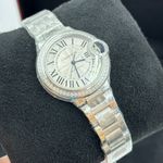 Cartier Ballon Bleu 33mm W4BB0016 (2024) - Silver dial 33 mm Steel case (4/8)