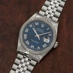 Rolex Datejust 36 16220 (2001) - Blue dial 36 mm Steel case (5/8)