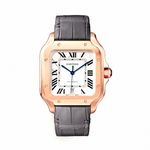 Cartier Santos WGSA0019 (2023) - Silver dial 40 mm Rose Gold case (1/1)