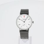 NOMOS Tangente 38 165.S50 (2024) - Wit wijzerplaat 38mm Staal (1/1)