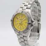 Breitling Superocean A17345 (2001) - Geel wijzerplaat 41mm Staal (3/8)