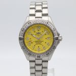 Breitling Superocean A17345 (2001) - Geel wijzerplaat 41mm Staal (1/8)