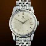 Omega Seamaster 166.009 (1965) - White dial 34 mm Steel case (1/8)