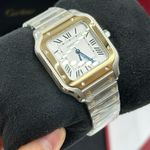 Cartier Santos W2SA0016 (2023) - Zilver wijzerplaat 35mm Staal (4/8)