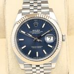 Rolex Datejust 41 126334 (2023) - Blauw wijzerplaat 41mm Staal (1/8)