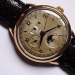 Cortébert Vintage 9300 (1956) - Gold dial 35 mm Yellow Gold case (2/8)