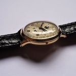 Cortébert Vintage 9300 (1956) - Gold dial 35 mm Yellow Gold case (4/8)