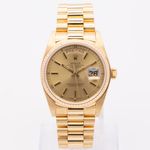 Rolex Day-Date 36 18038 (1984) - Champagne dial 36 mm Yellow Gold case (1/8)