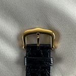 Cartier Tank Tank (1990) - Black dial 23 mm Gold/Steel case (7/8)