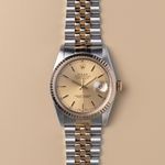 Rolex Datejust 36 16233 (1989) - Champagne dial 36 mm Gold/Steel case (1/4)