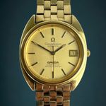 Omega Constellation 168.0056 (1971) - Gold dial 35 mm Gold/Steel case (1/8)