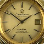 Omega Constellation 168.0056 (1971) - Gold dial 35 mm Gold/Steel case (8/8)