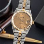 Tudor Prince Date 74033 (Onbekend (willekeurig serienummer)) - Champagne wijzerplaat 34mm Goud/Staal (3/8)
