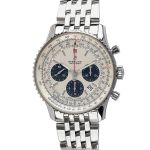 Breitling Navitimer 1 B01 Chronograph AB0121211G1A1 (2023) - Silver dial 43 mm Steel case (2/2)