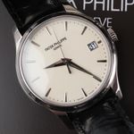 Patek Philippe Calatrava 5227G-001 (2019) - Beige dial 39 mm White Gold case (1/8)