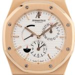 Audemars Piguet Royal Oak Dual Time 26120OR.OO.D088CR.01 (2007) - Silver dial 39 mm Rose Gold case (2/6)