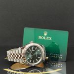 Rolex Datejust 41 126334 (2022) - Groen wijzerplaat 41mm Staal (5/7)