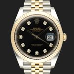 Rolex Datejust 41 126333 (2025) - Black dial 41 mm Gold/Steel case (3/8)