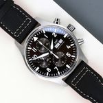 IWC Pilot Chronograph IW377713 (2017) - Bruin wijzerplaat 43mm Staal (1/8)